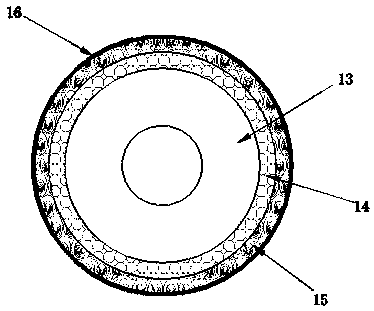 Cleaning machine water squeezing roll