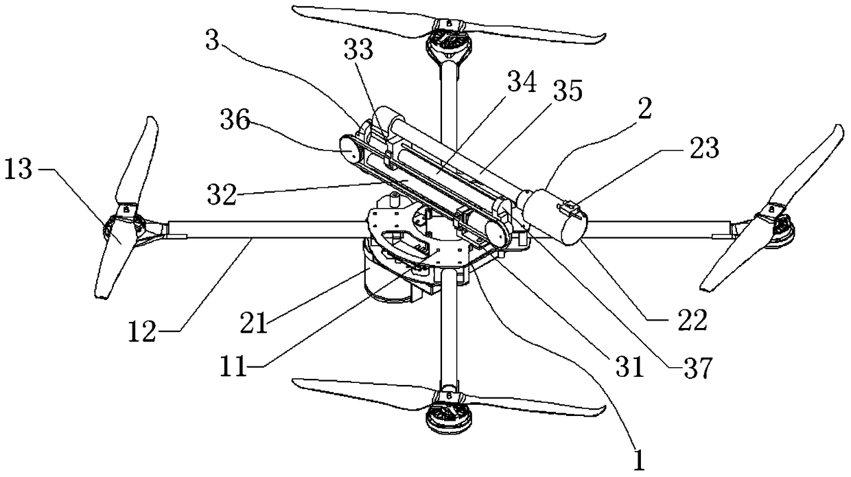 High-altitude fire-breathing obstacle removal robot