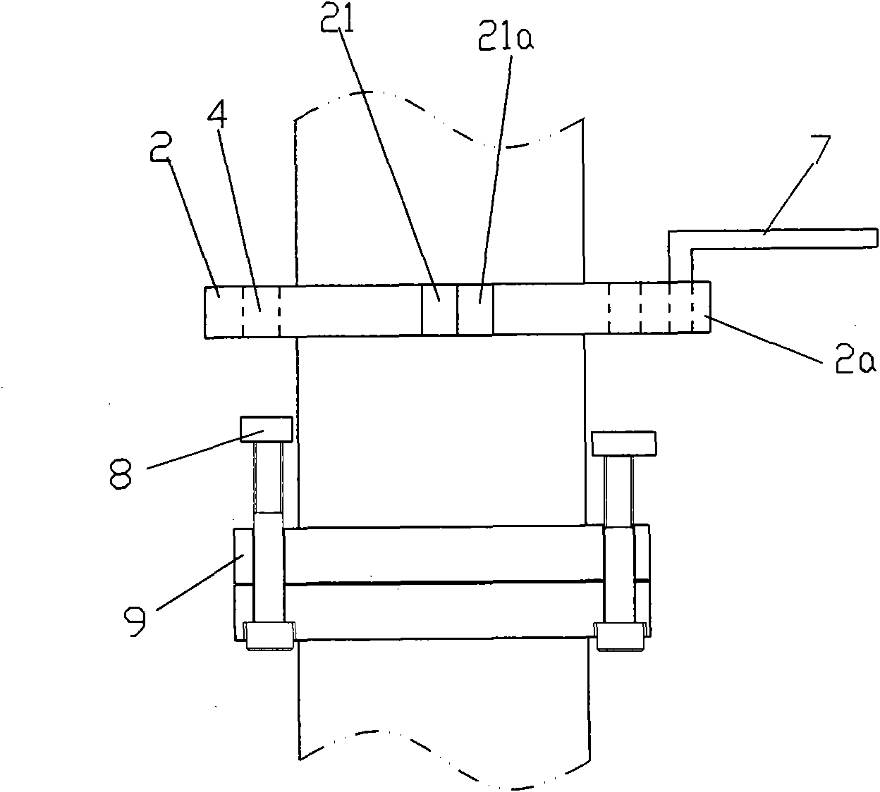 Tool for fastening pipeline flange bolts