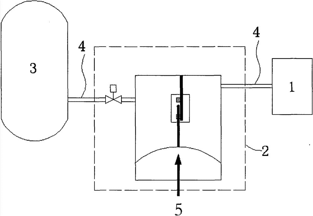 Oxygen automatic supply control device of subaqueous metal-oxygen cell system