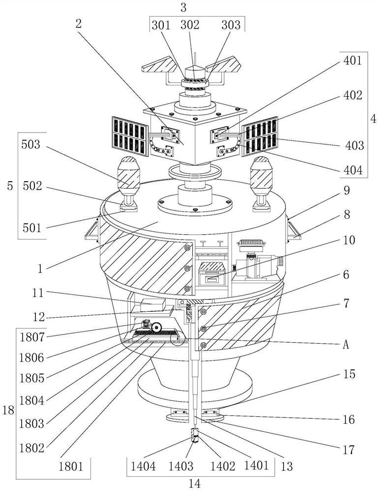 Automatic timing buoy detection device