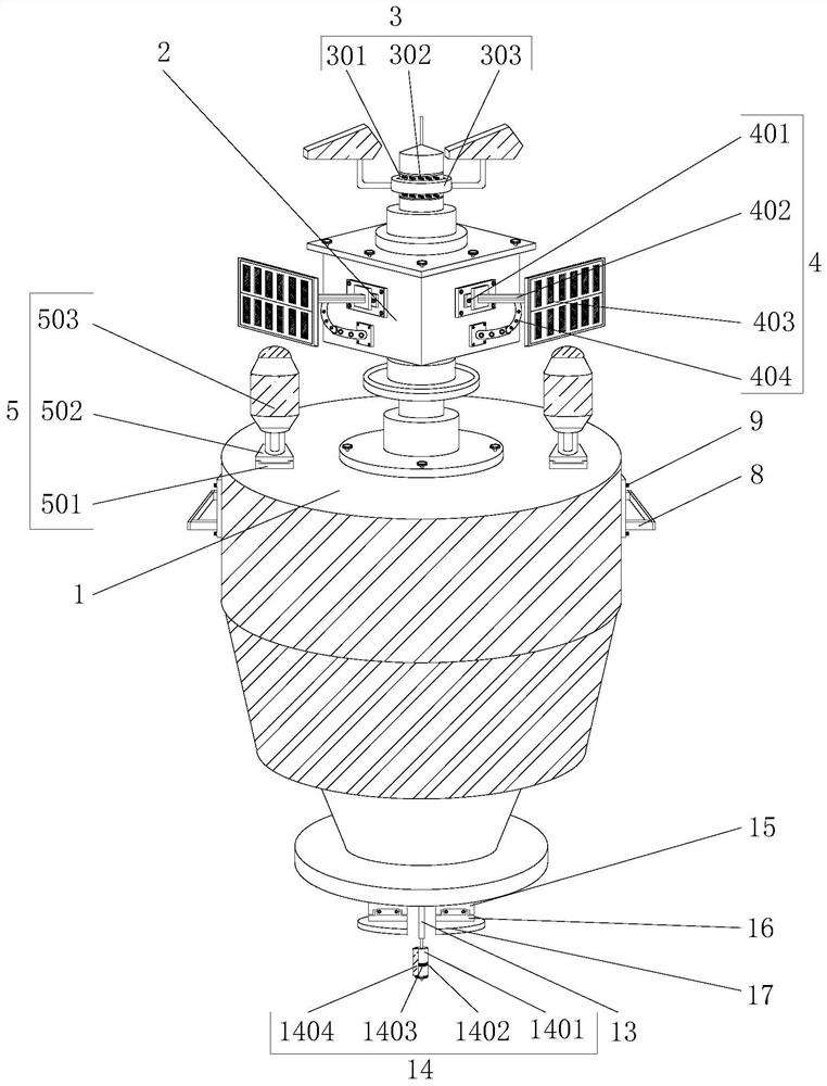 Automatic timing buoy detection device