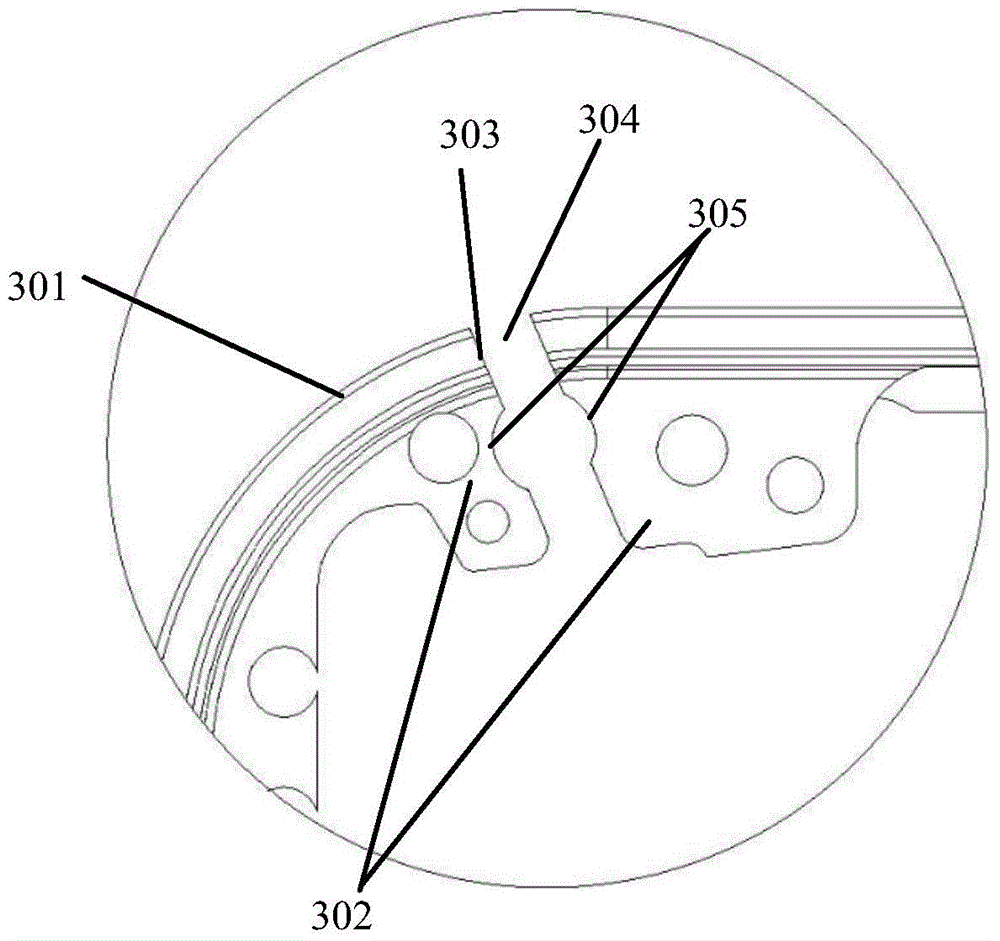 Mobile phone metal frame structure and manufacturing method