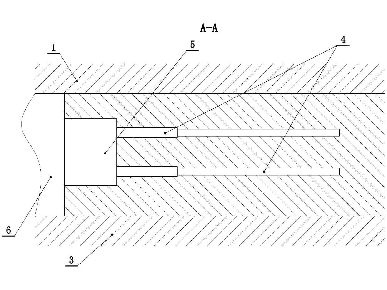 Long-distance deep hole water injection process for coal bed of fully mechanized work surface