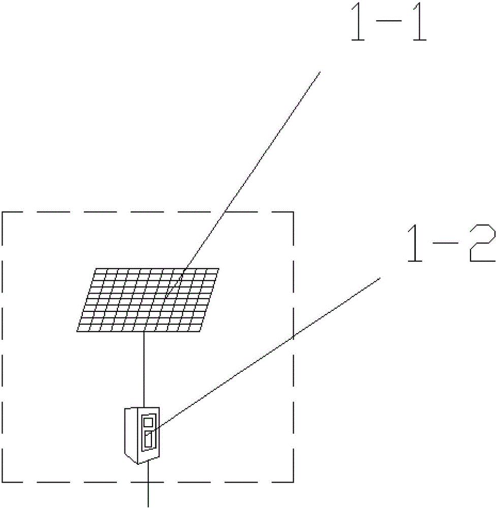 Wind, light and heat integrated comprehensive heat supplying system