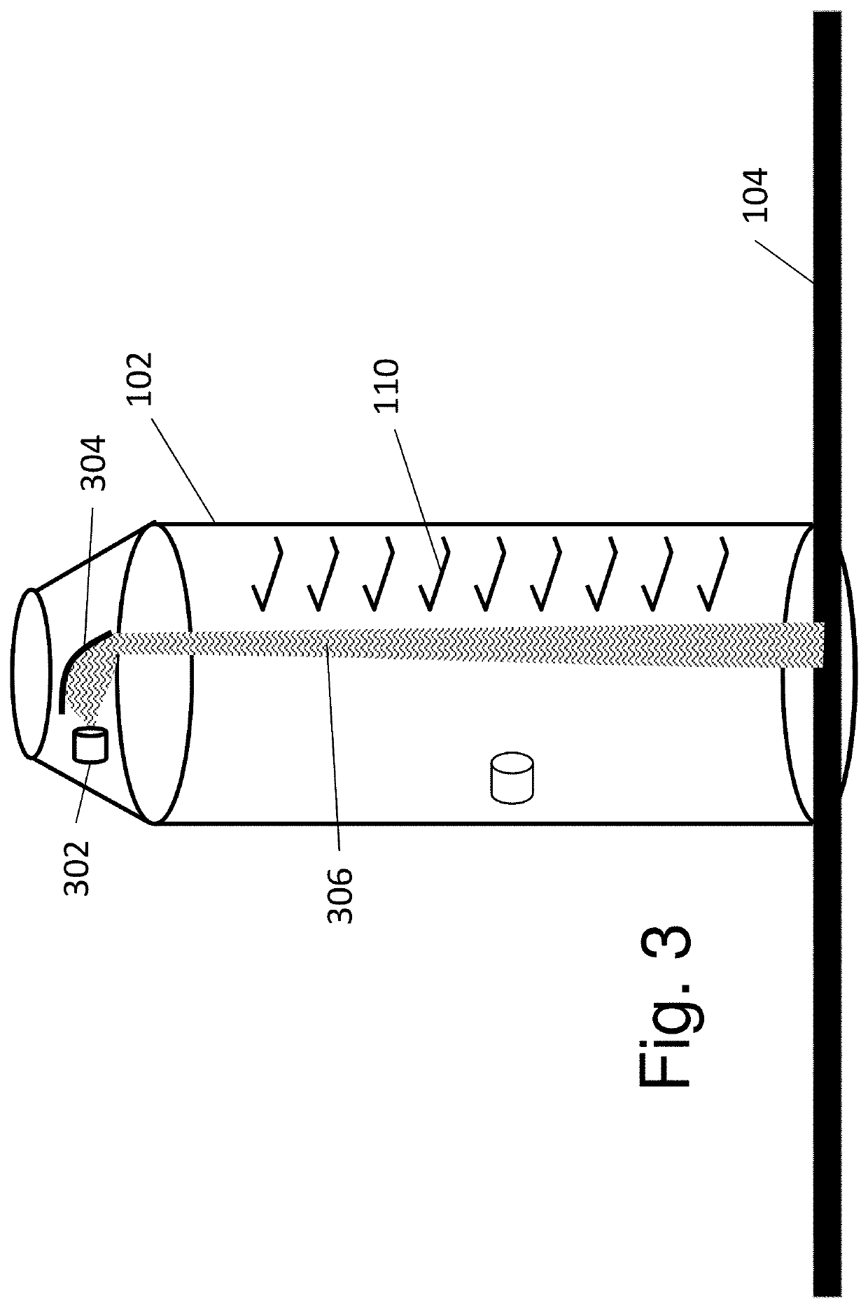 Level sensor with parabolic reflector