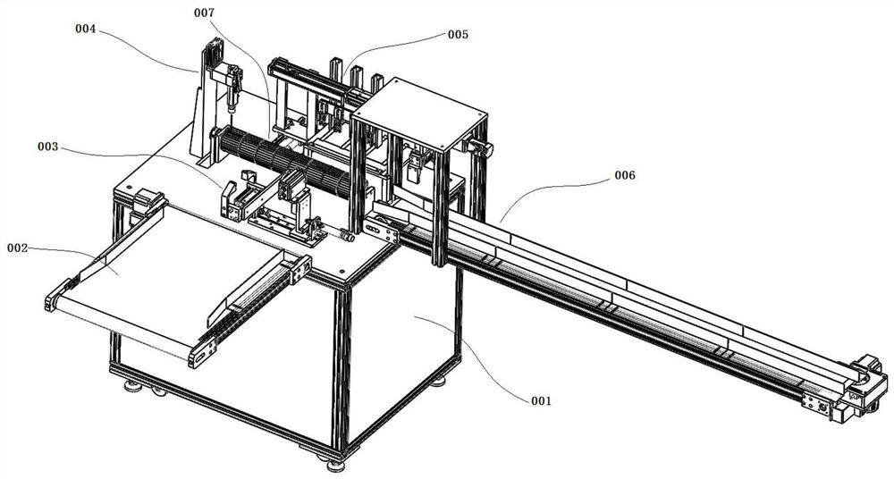 Cross-flow fan production adjusting balance equipment