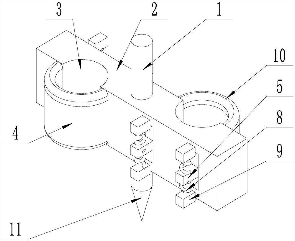 Support mechanism for tomato vines