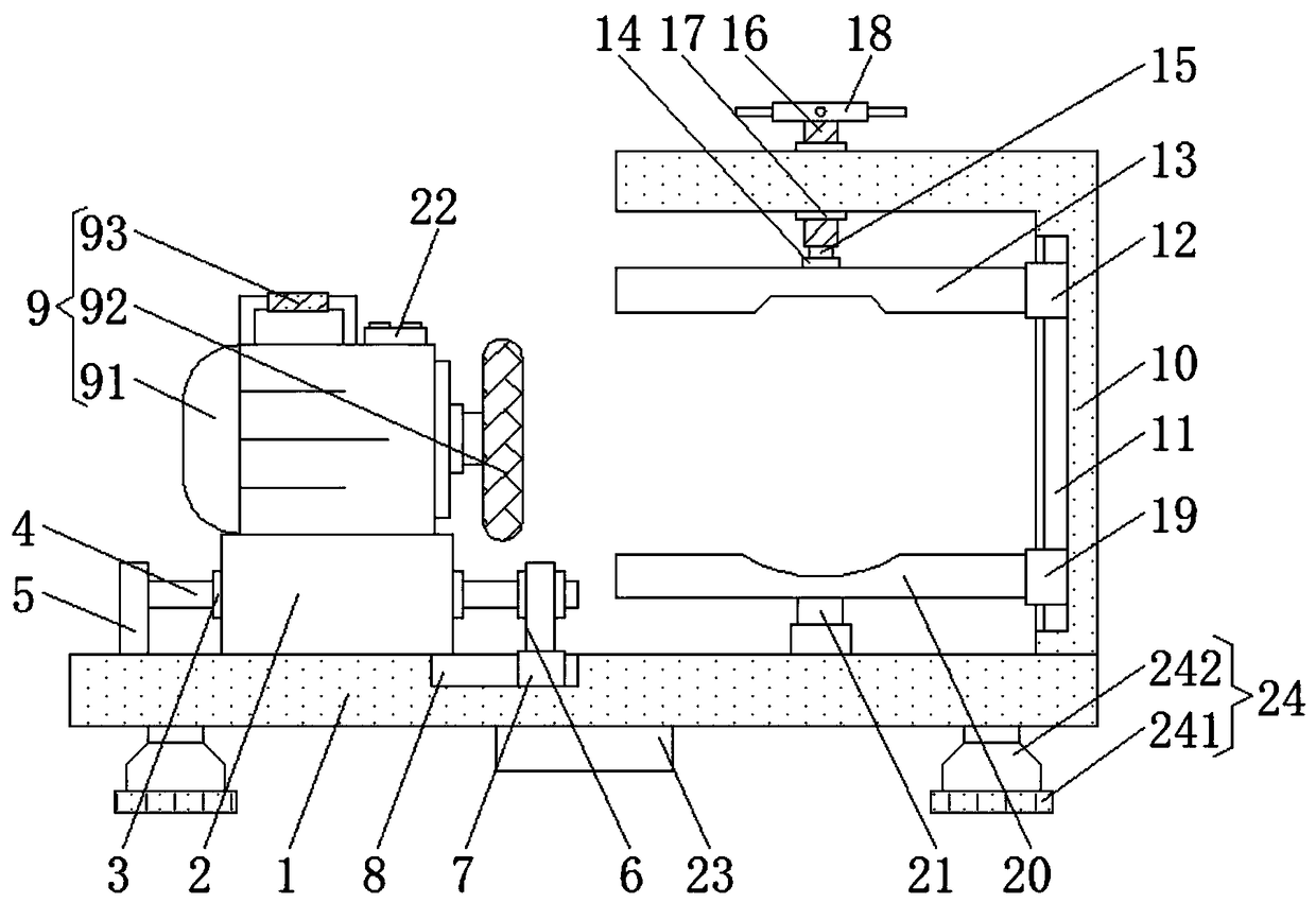 End face machining device facilitating spring production