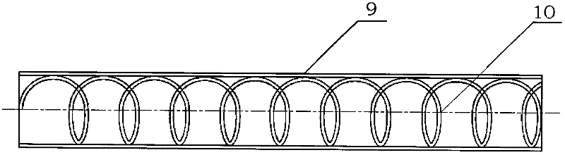 Shell-and-tube heat exchanger with stock pusher