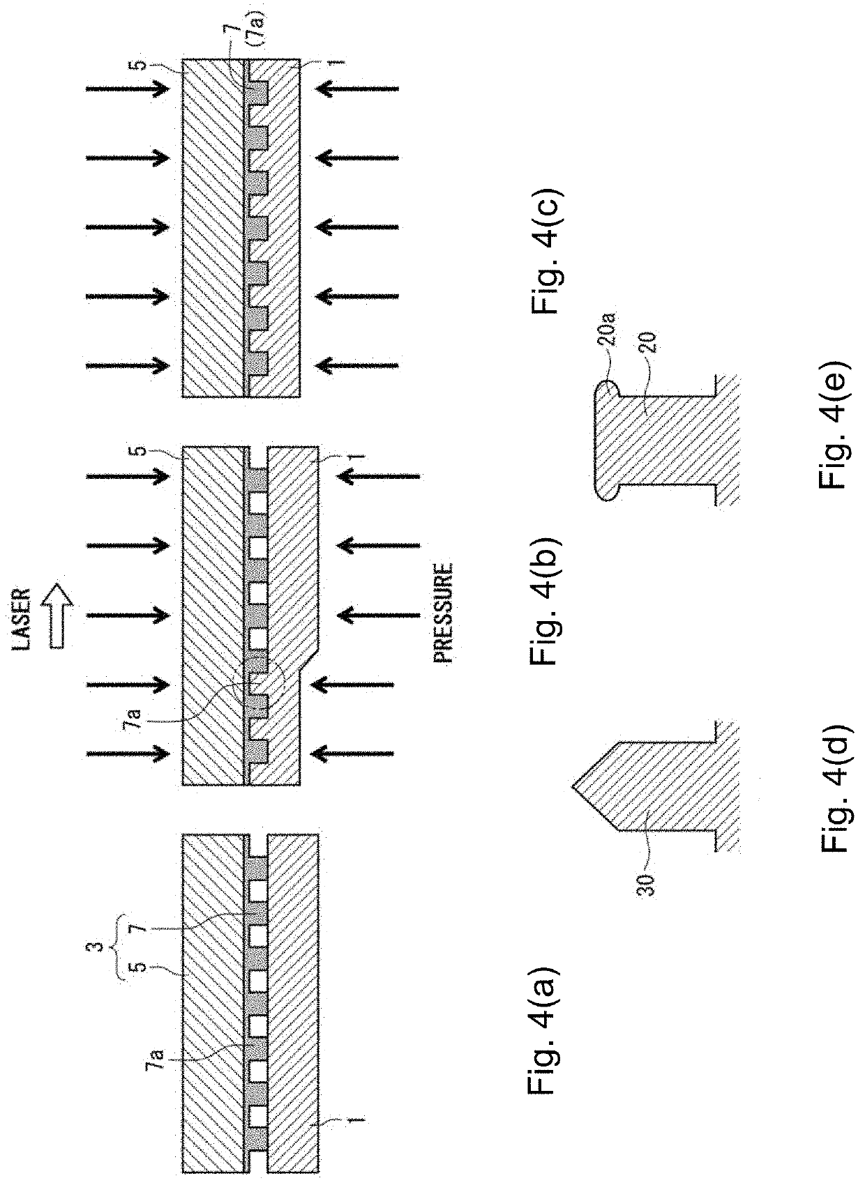 Liquid-repellent plastic molded body and method for producing the same