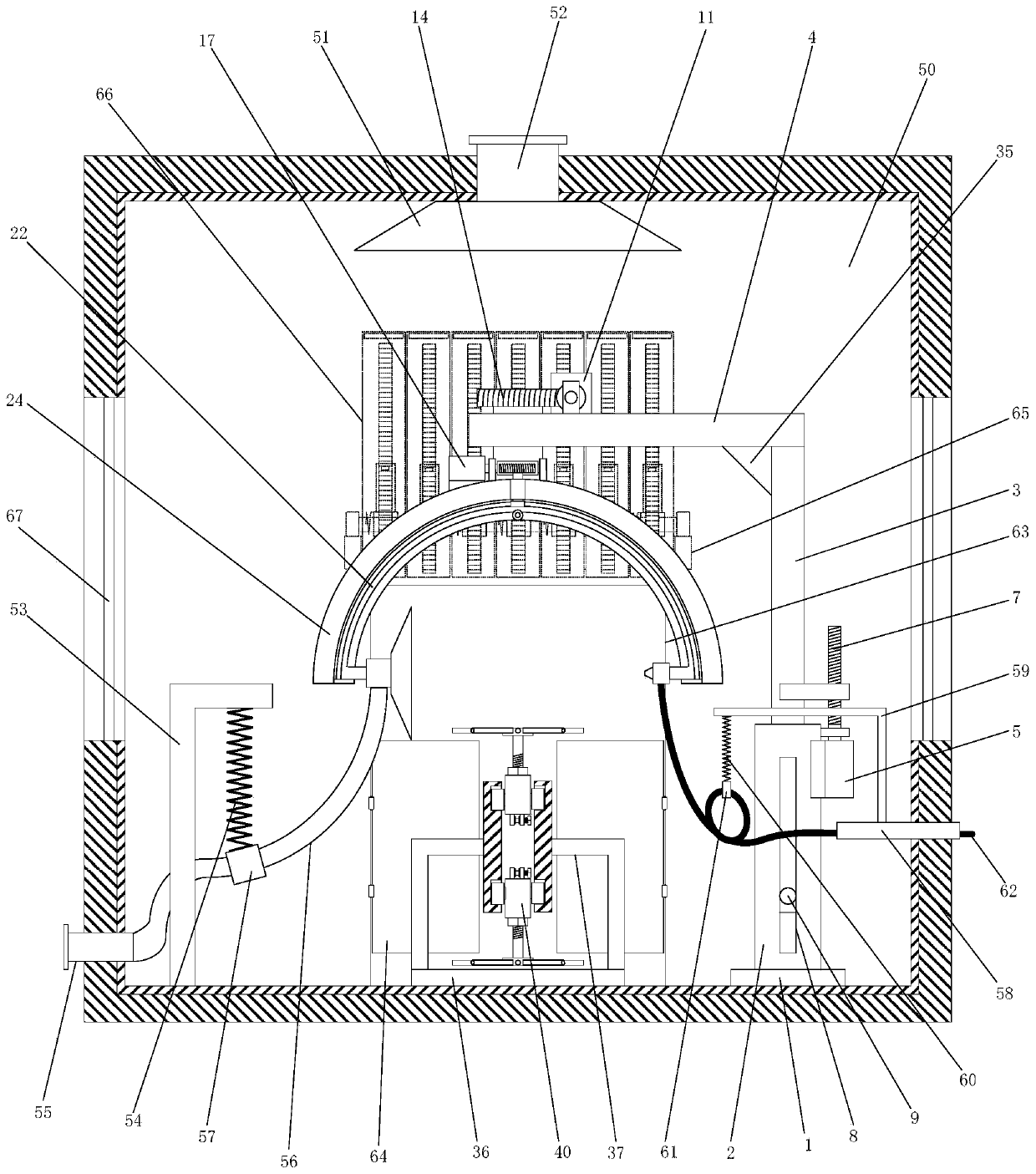 Paint spraying and drying integrated system