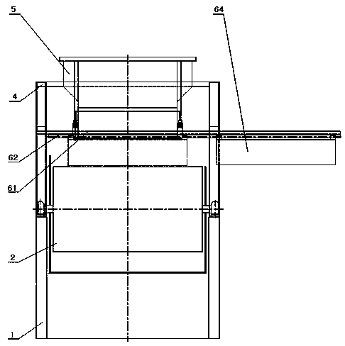 Automatic heating and frying device for aluminum sheet