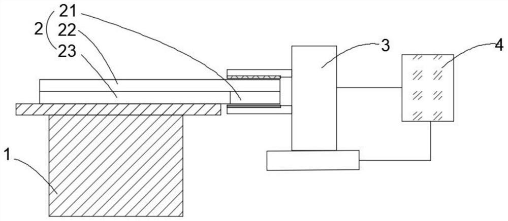 Residual material removing mechanism for liquid crystal panel