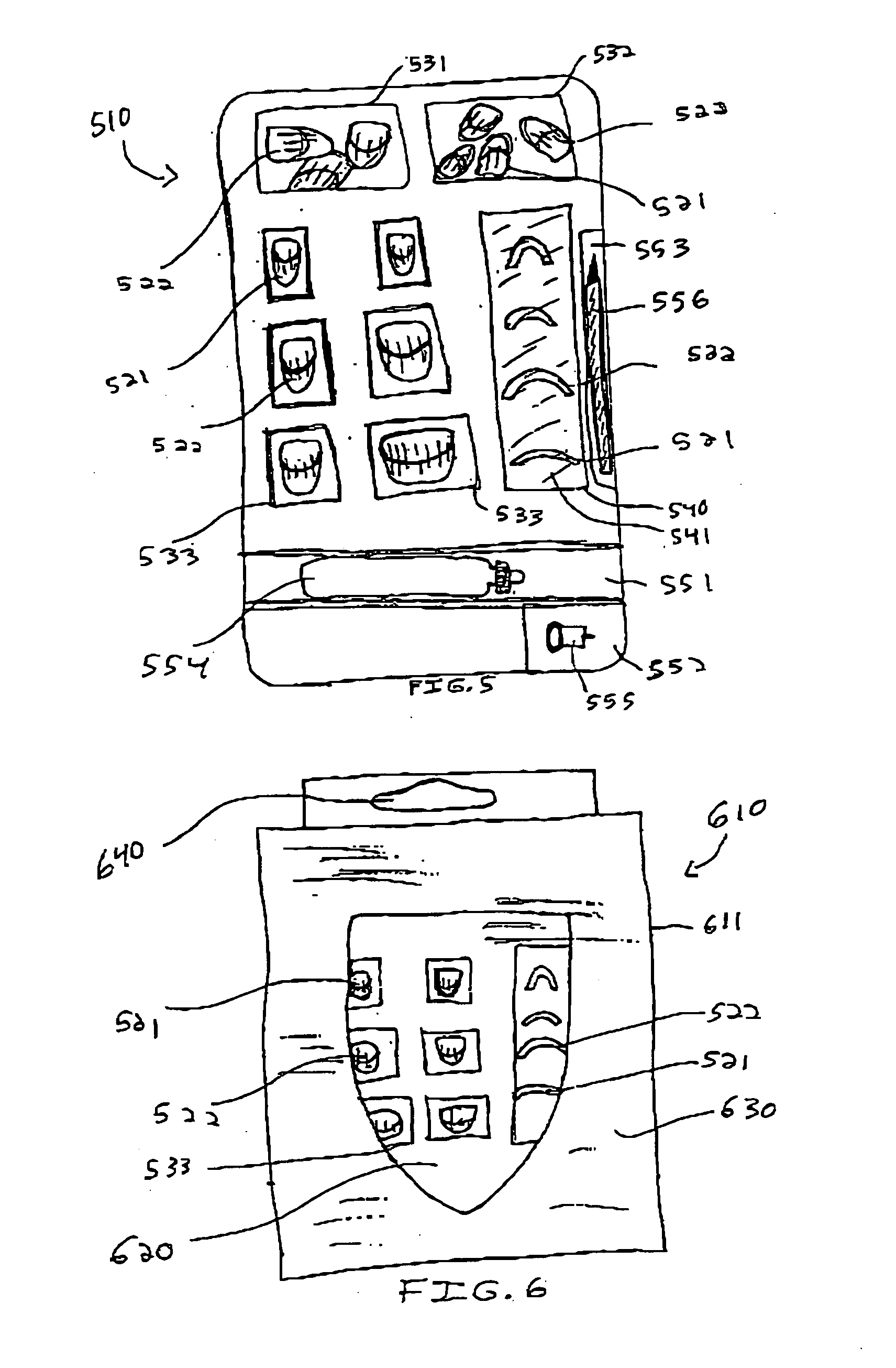 Combination package for artificial fingernails