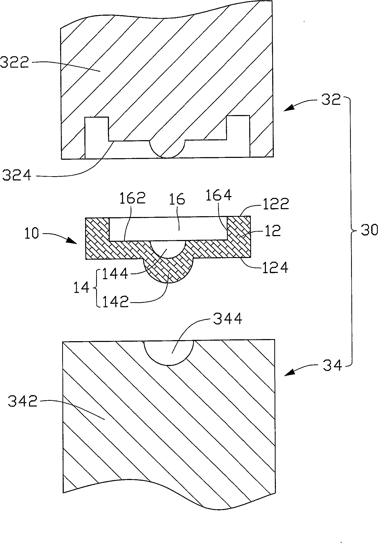 Optical lens set and its molding method and corresponding model establishing device