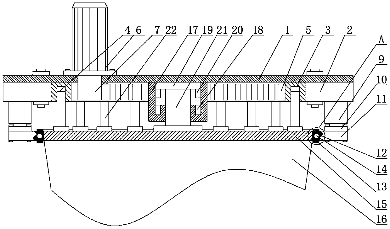 Variable pitch device for wind power generator