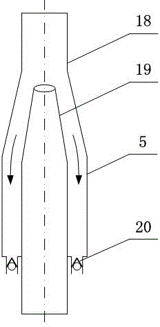 Device and method for horizontal gas well to drain liquid and produce gas