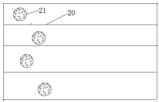 A soil block crushing and screening device