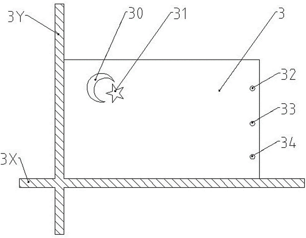 Flag textile cutting special tool and cutting method