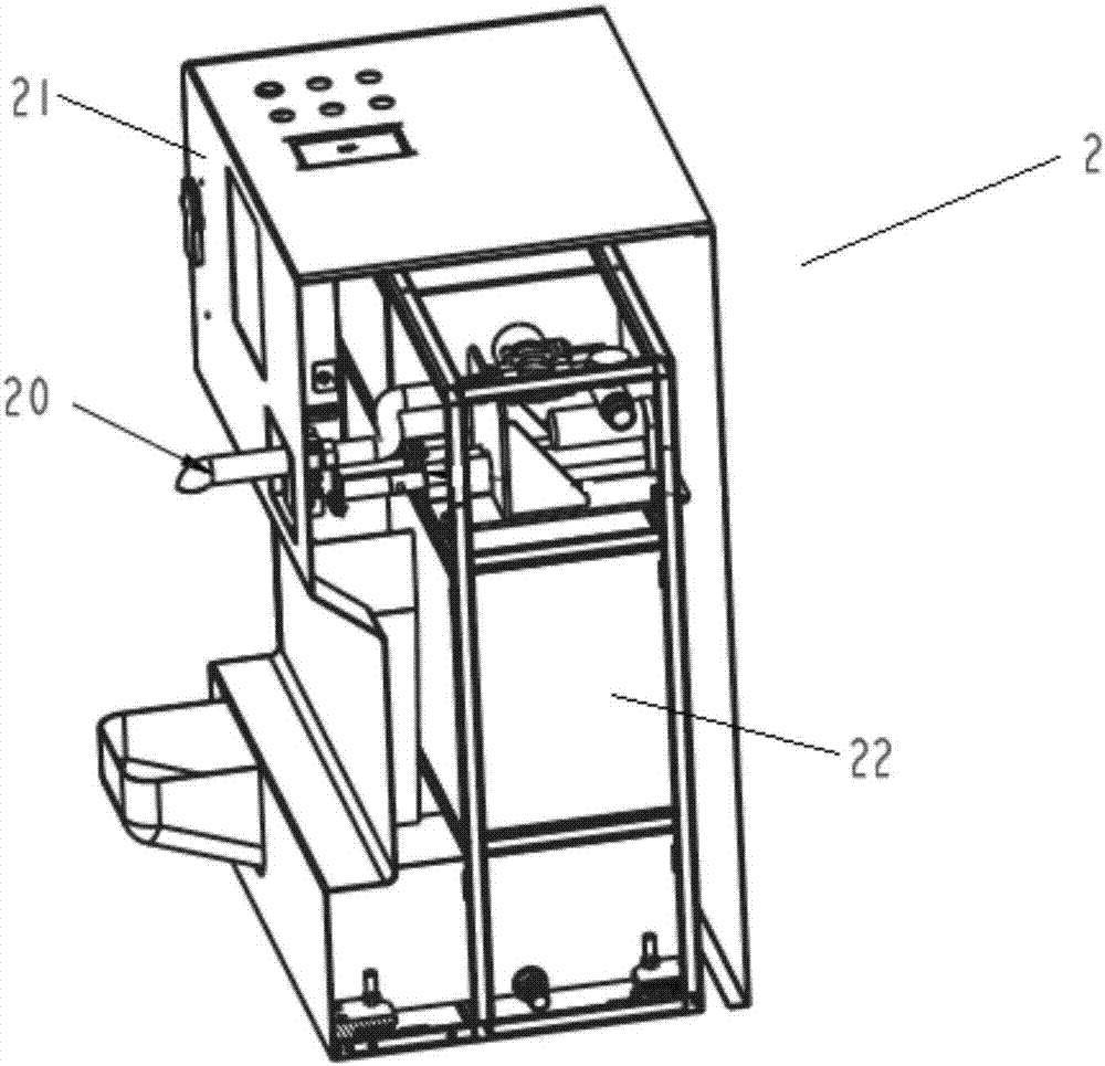 Water injection device and equipment