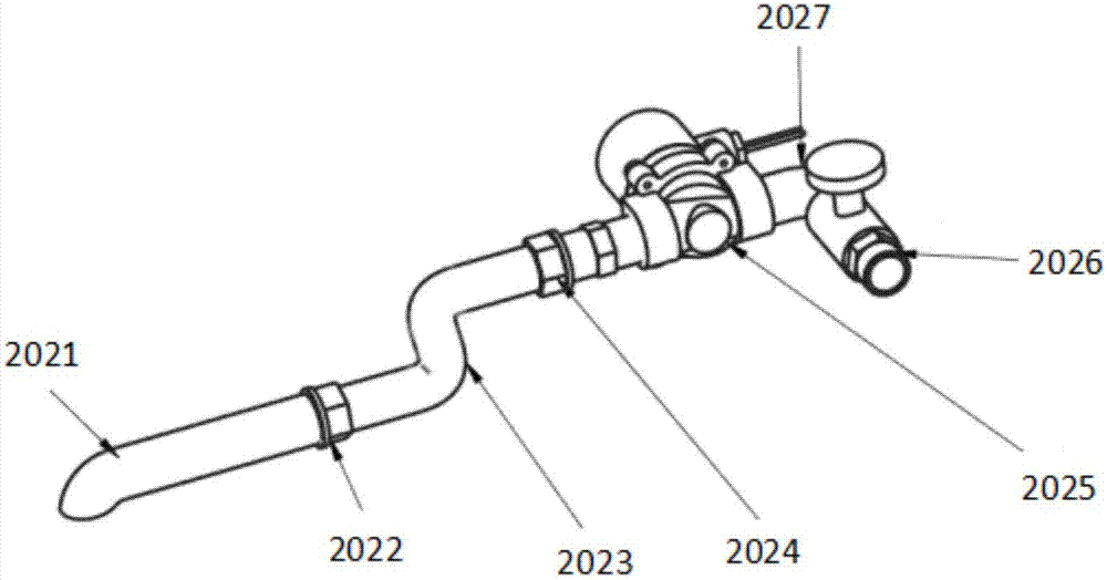 Water injection device and equipment