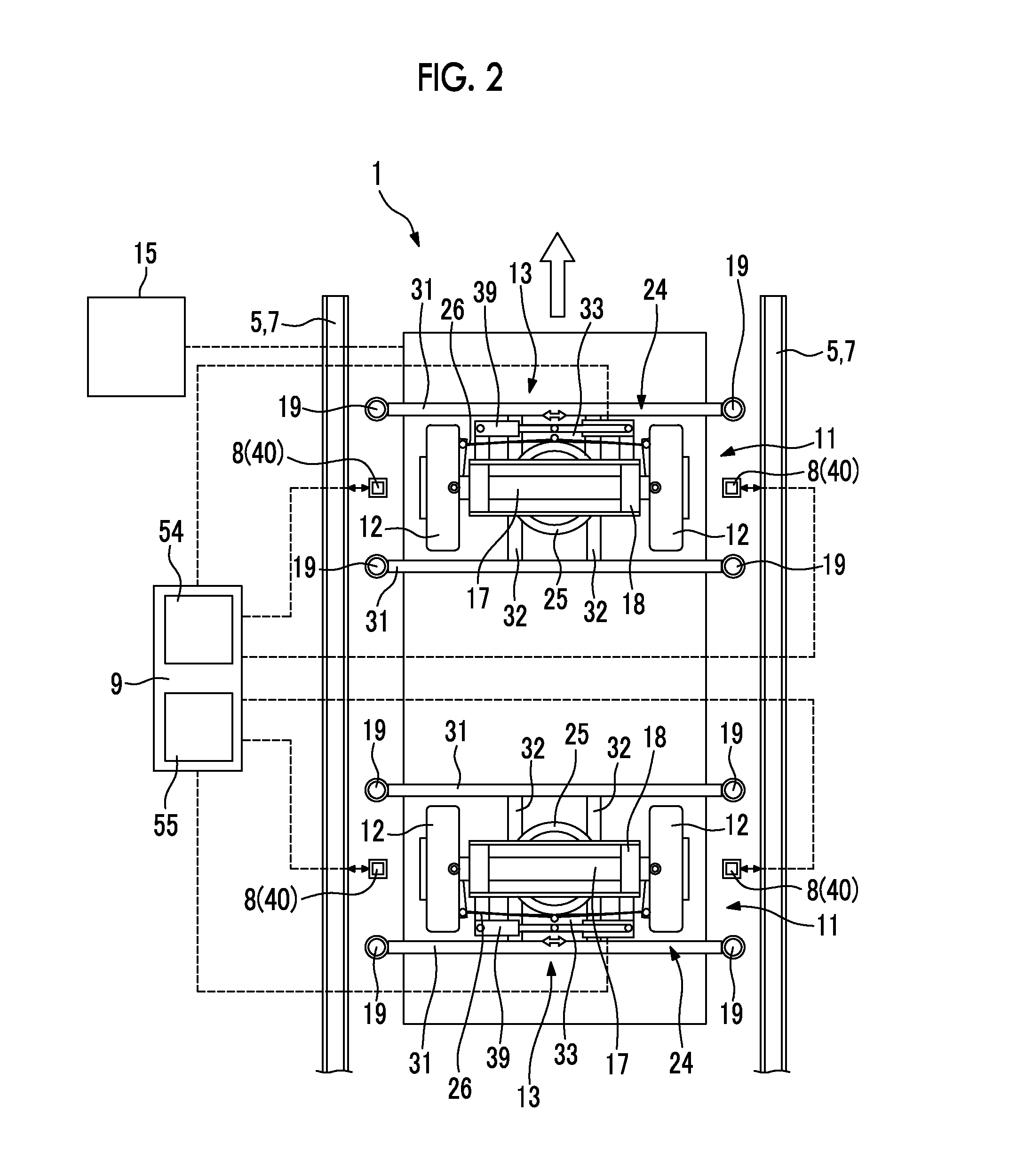 Vehicle and track transportation system