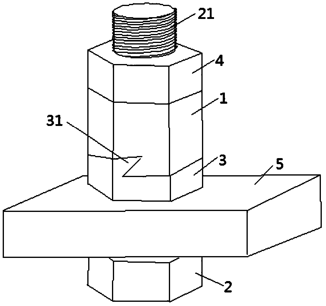 Bolt and nut fastening assembly