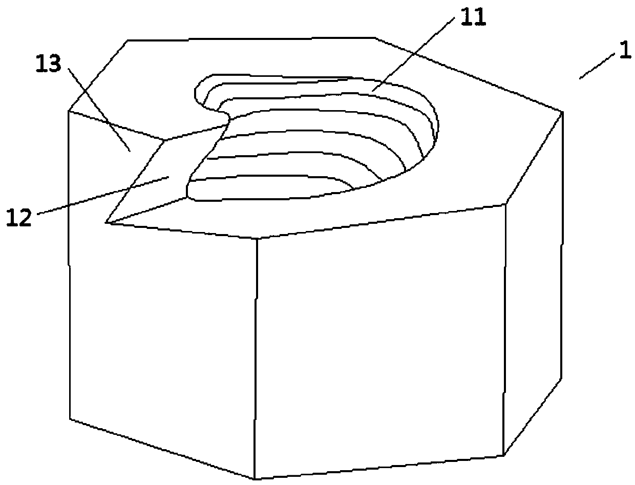 Bolt and nut fastening assembly