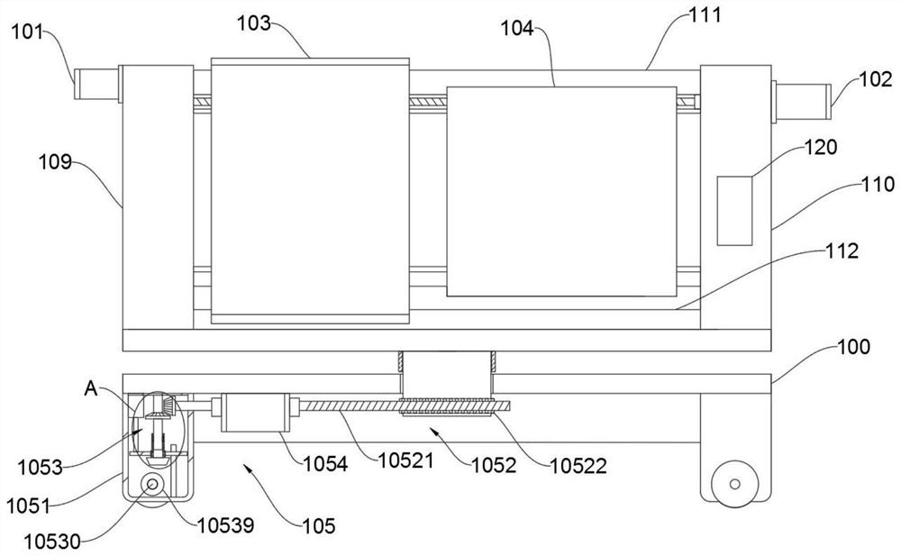 Convenient-to-move display device for educational psychology teaching