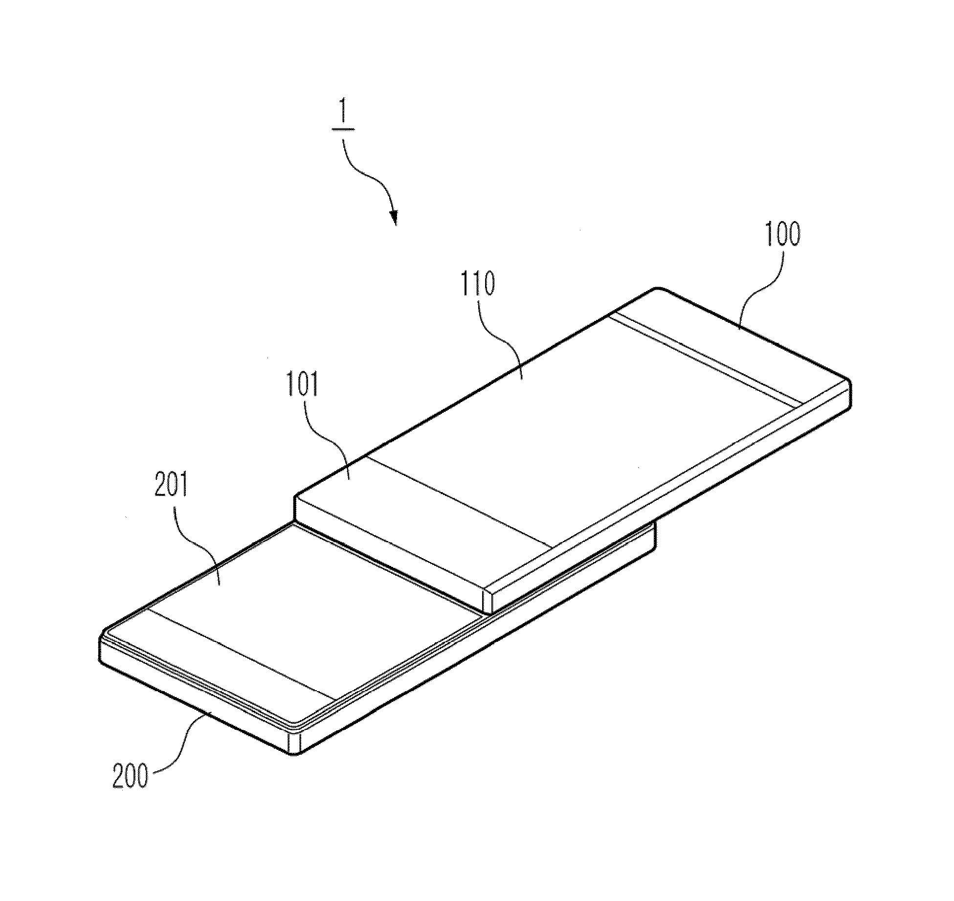 Mobile equipment and sliding structure therefor