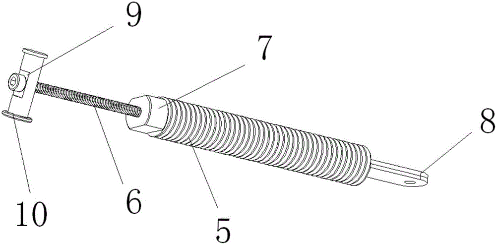 Cantilever angle adjusting mechanism