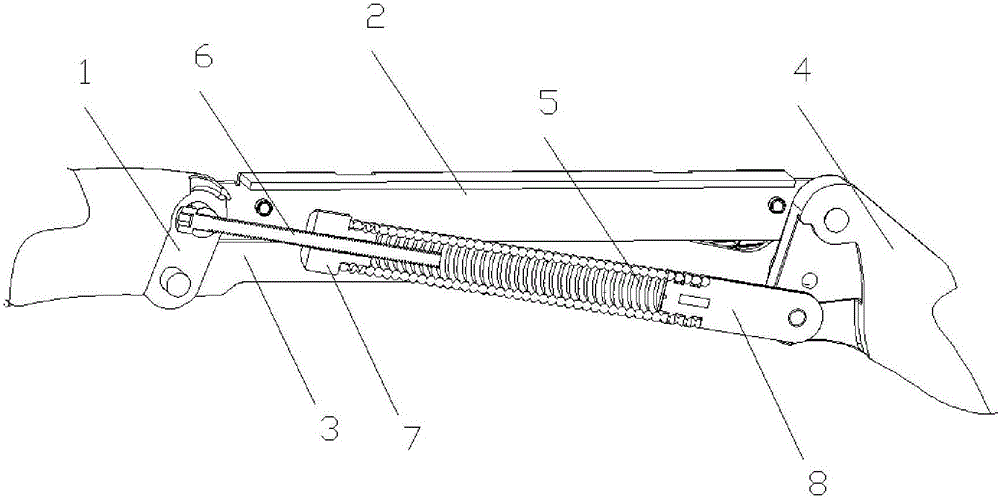 Cantilever angle adjusting mechanism