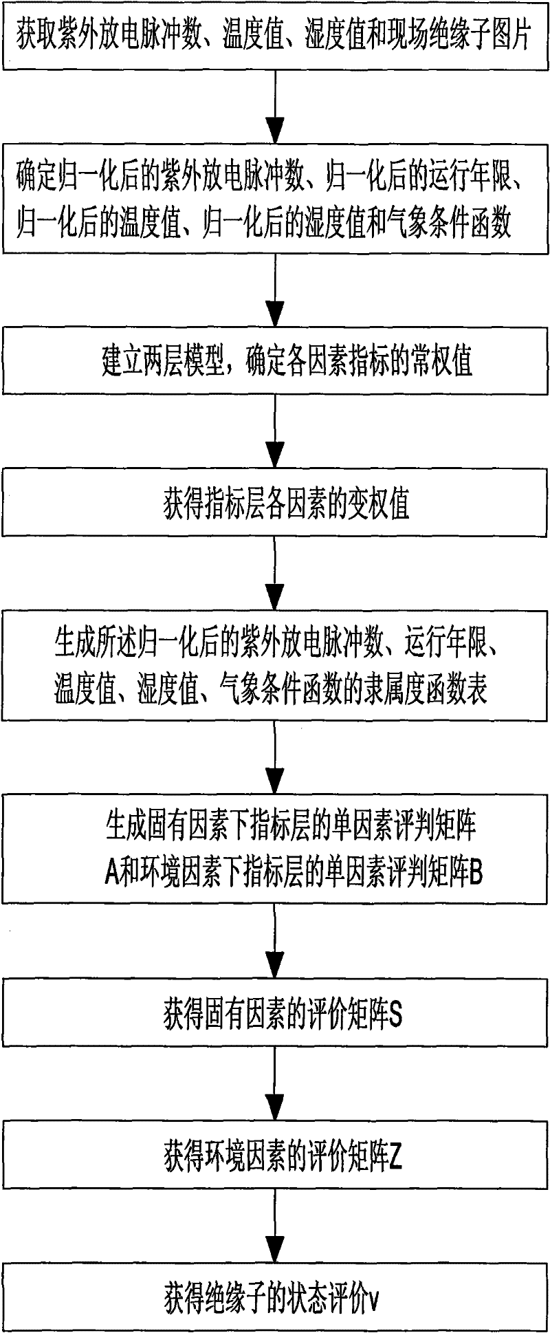 Method for detecting pollution grade of insulator