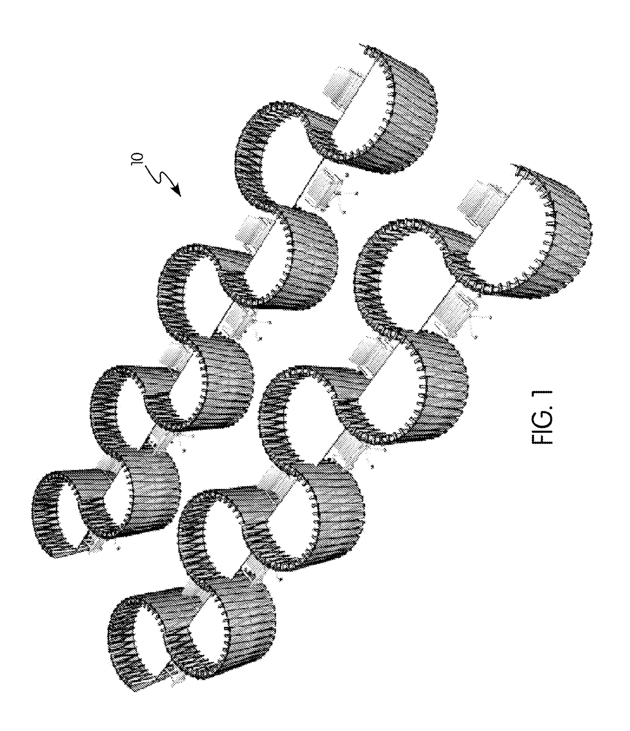 Architectural structures having an expandable frame