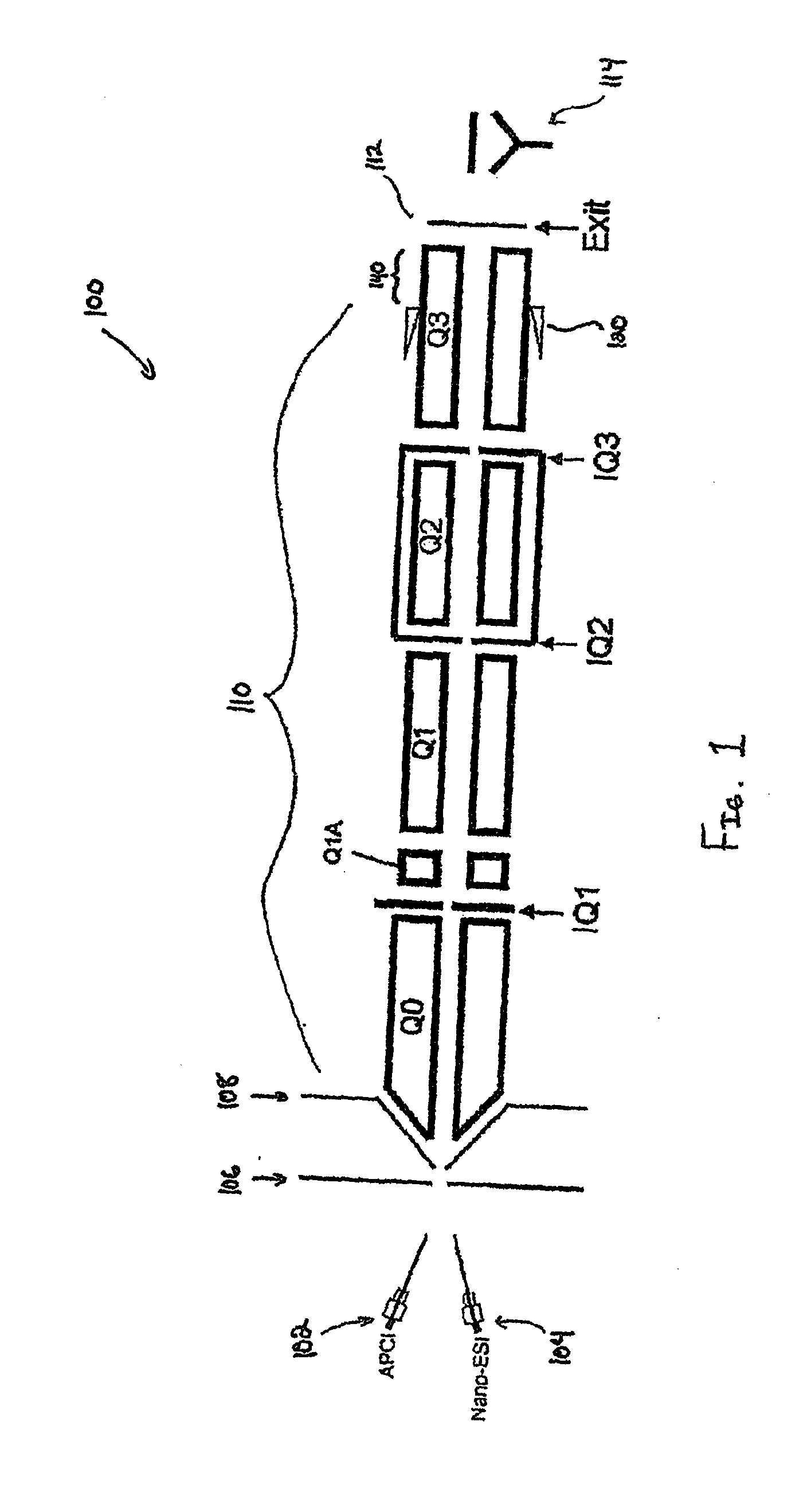 Creating an ion-ion reaction region within a low-pressure linear ion trap