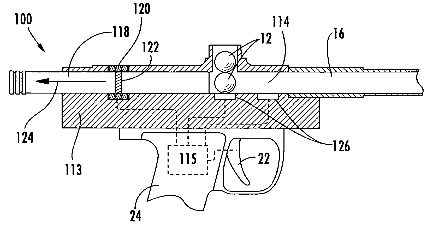 Electro-magnetically operated bolt