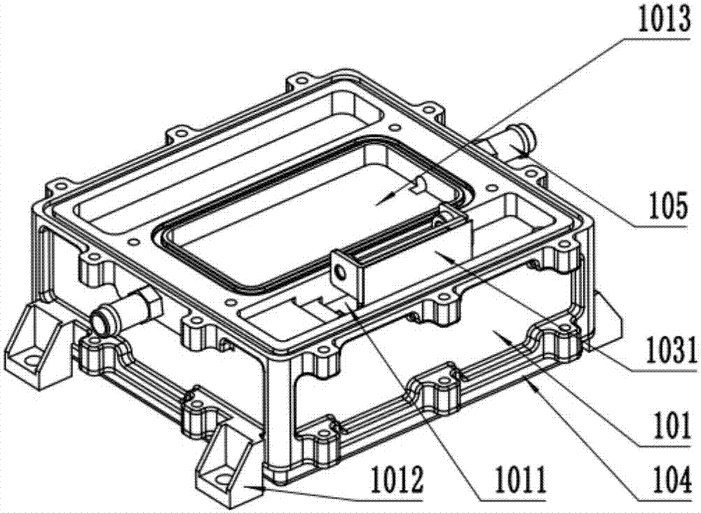 Electric vehicle motor controller structure