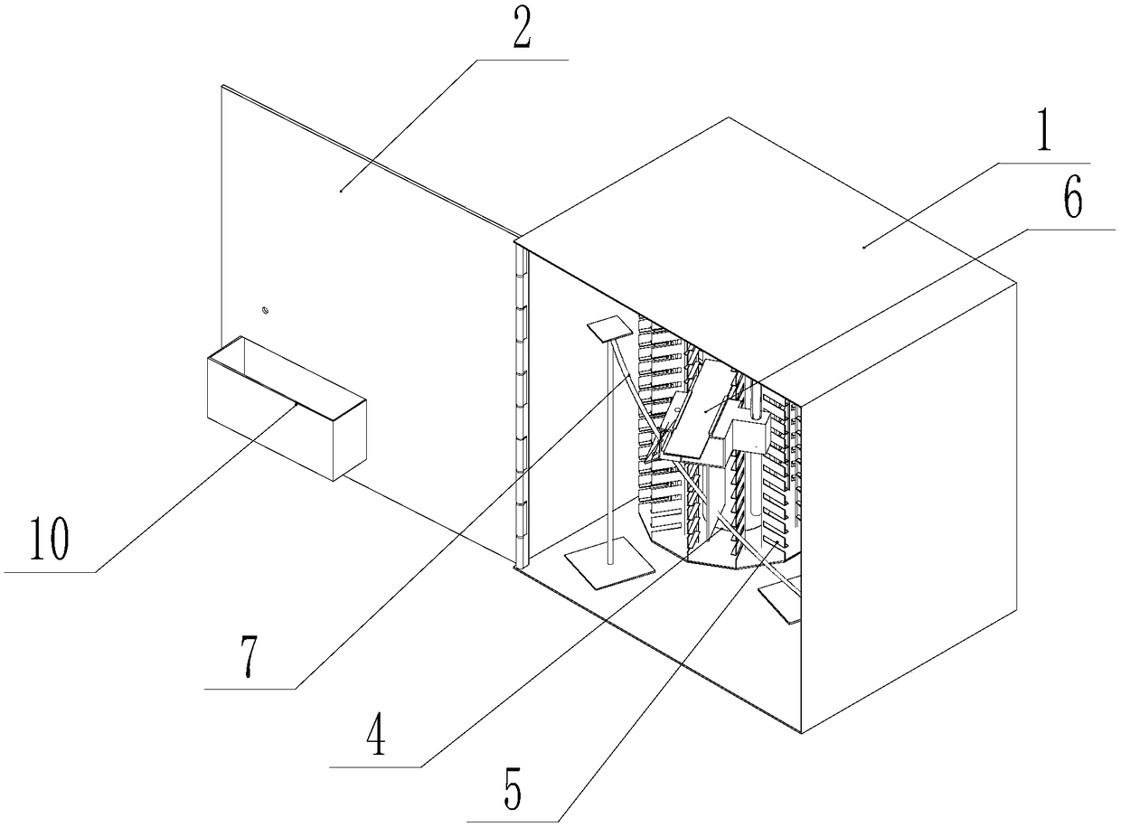 Vending system with overdue reminding rotary material-taking type storage type bento