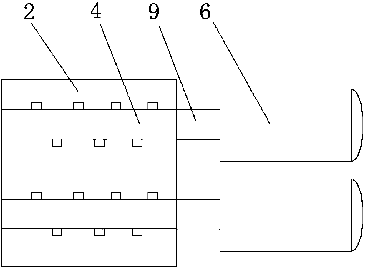 Auxiliary feeding device for decorative building construction