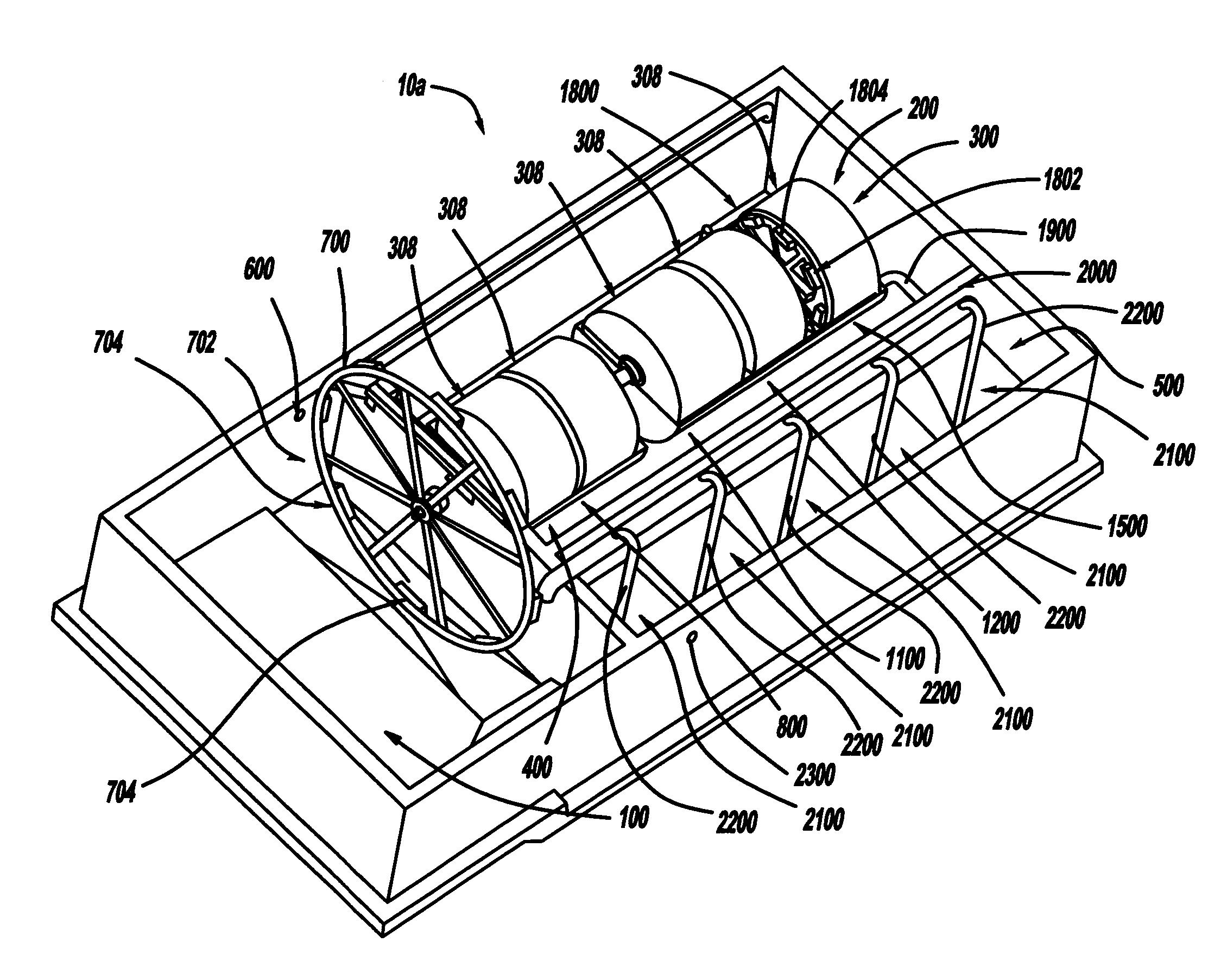 Flow equalized rotating biological contactor