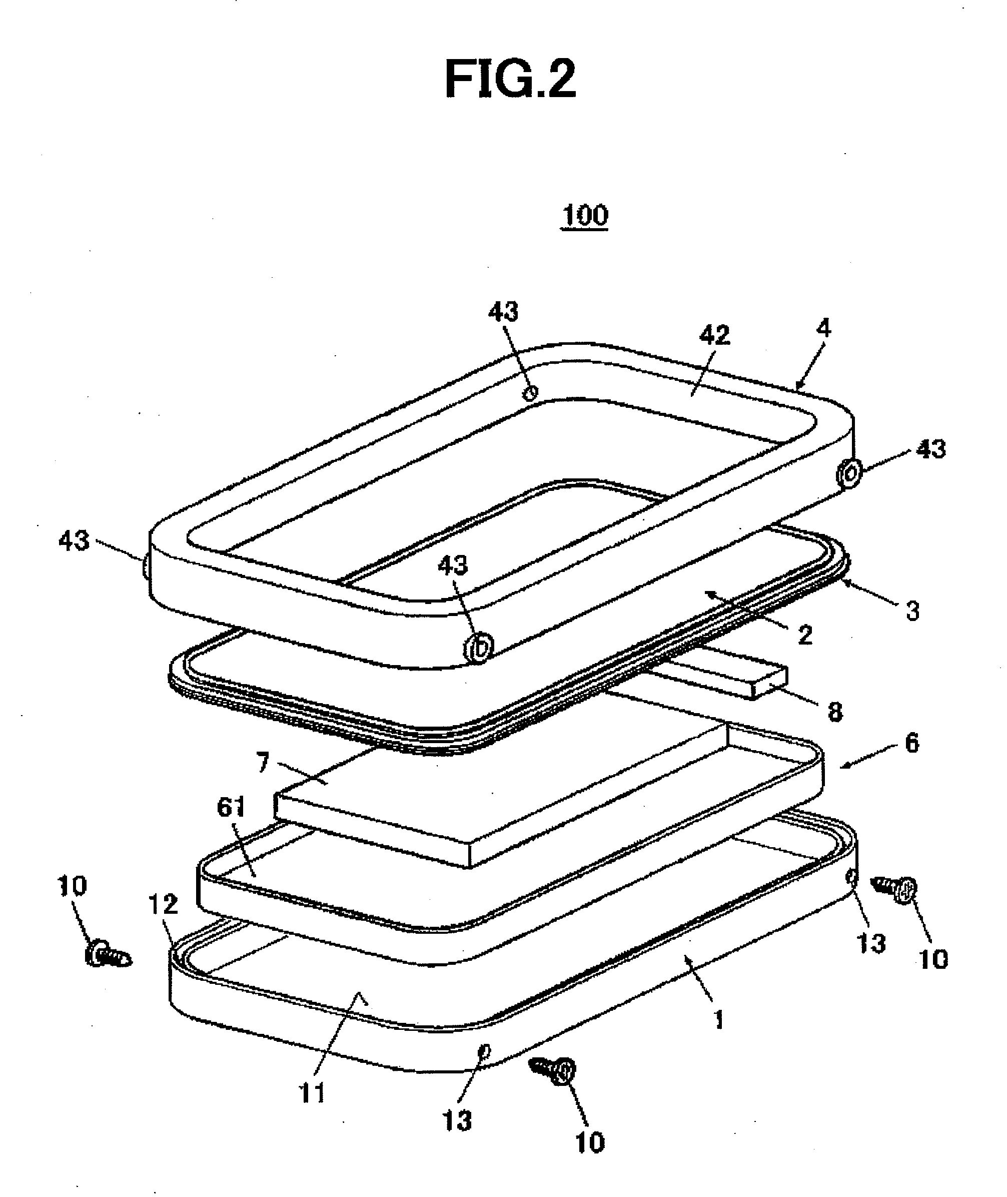 Waterproof Structure and Electronic Equipment