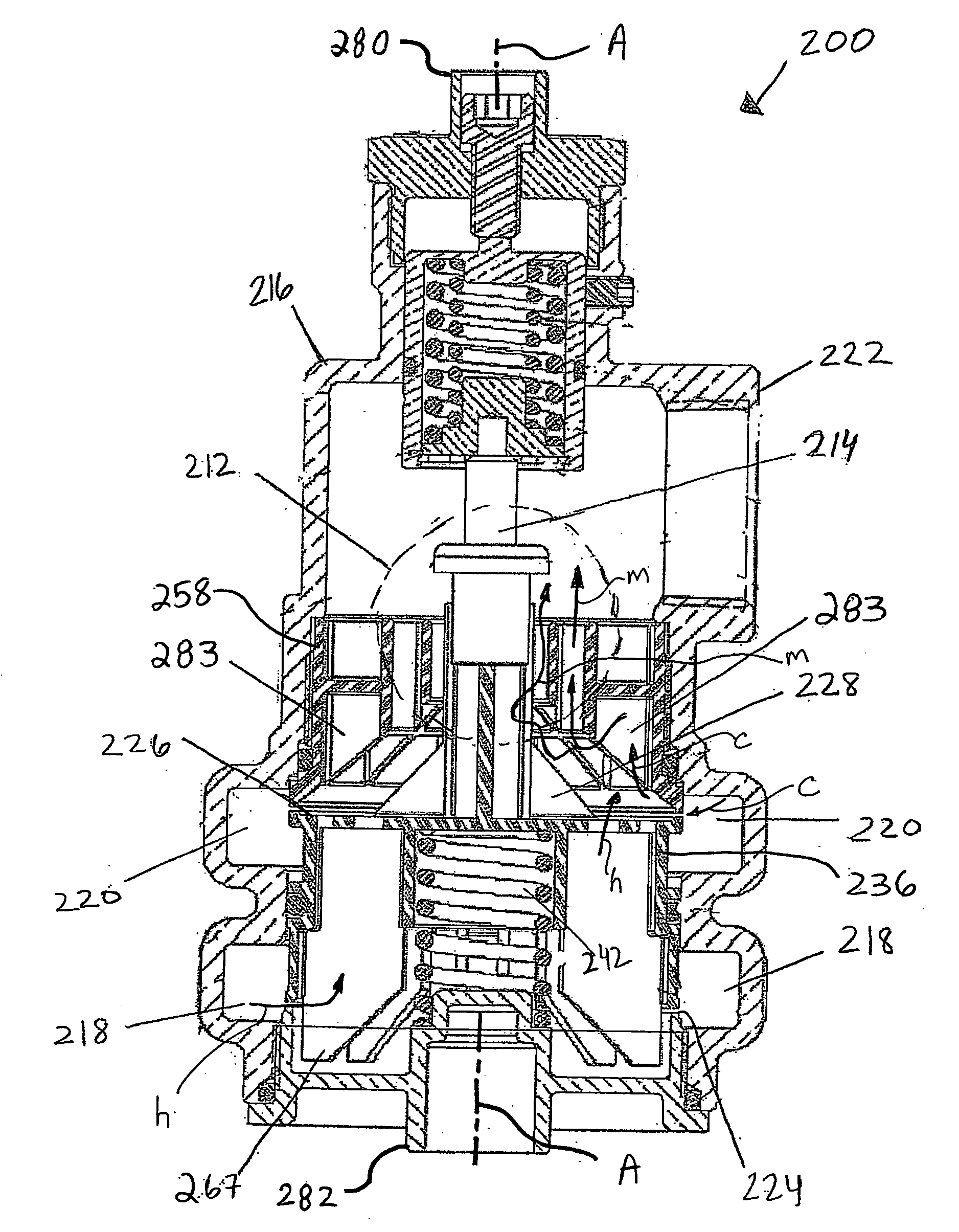 Thermostatic mixing valve