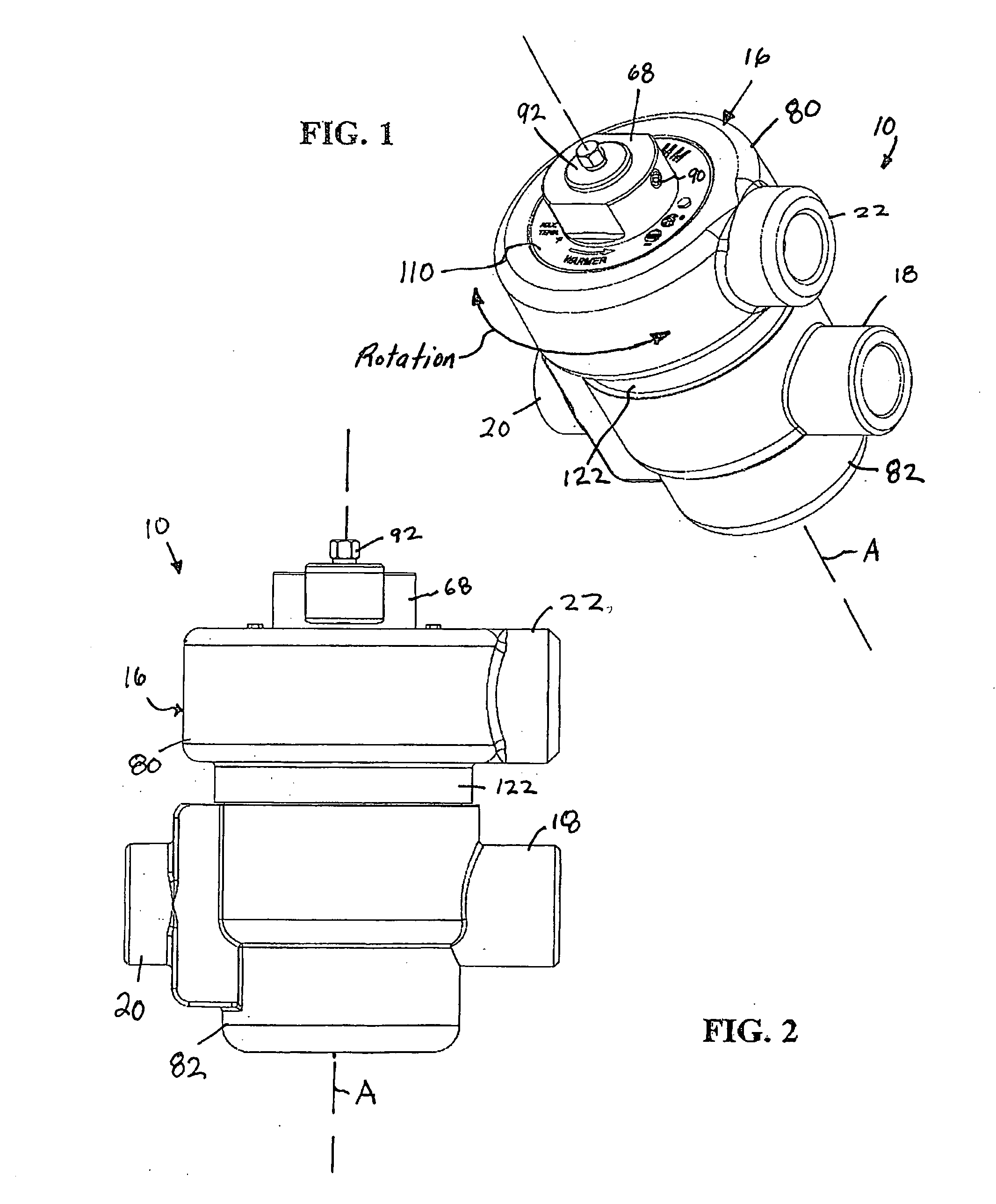 Thermostatic mixing valve