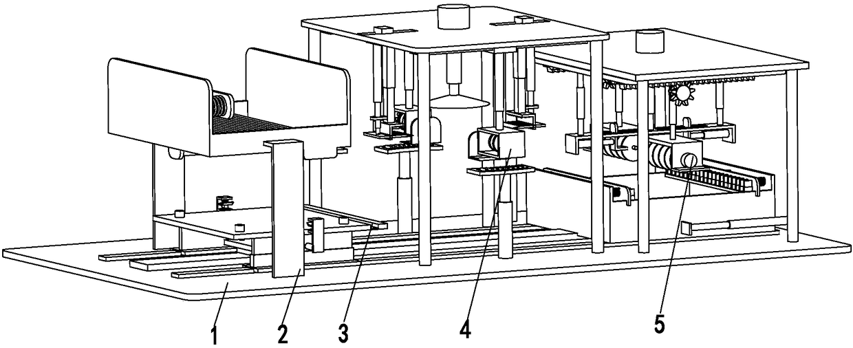 Environment-friendly recovery processing assembly line for solar photovoltaic module