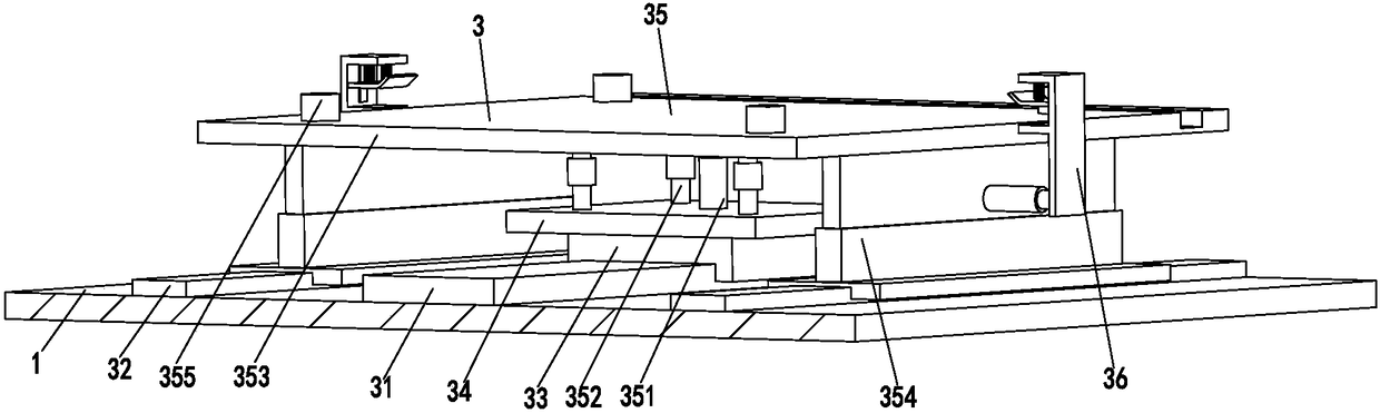 Environment-friendly recovery processing assembly line for solar photovoltaic module