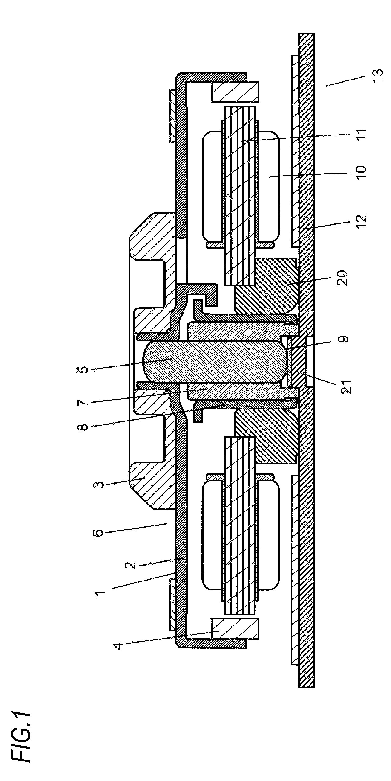 Disk-rotating motor and disk-driving device