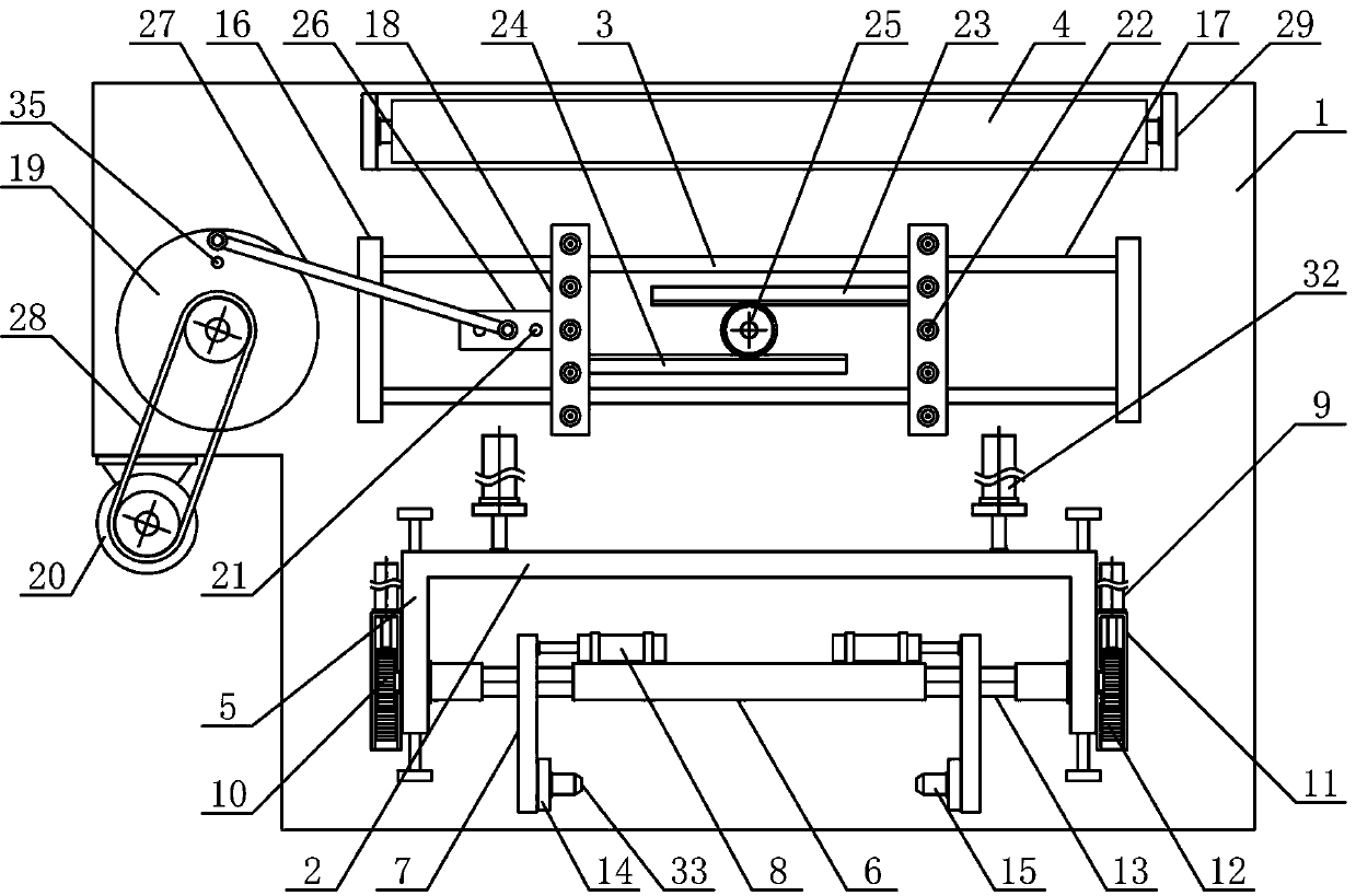 Base paper roll transfer feeding mechanism