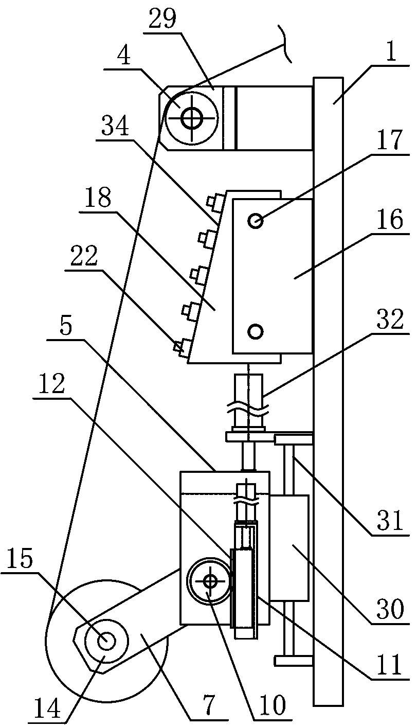 Base paper roll transfer feeding mechanism