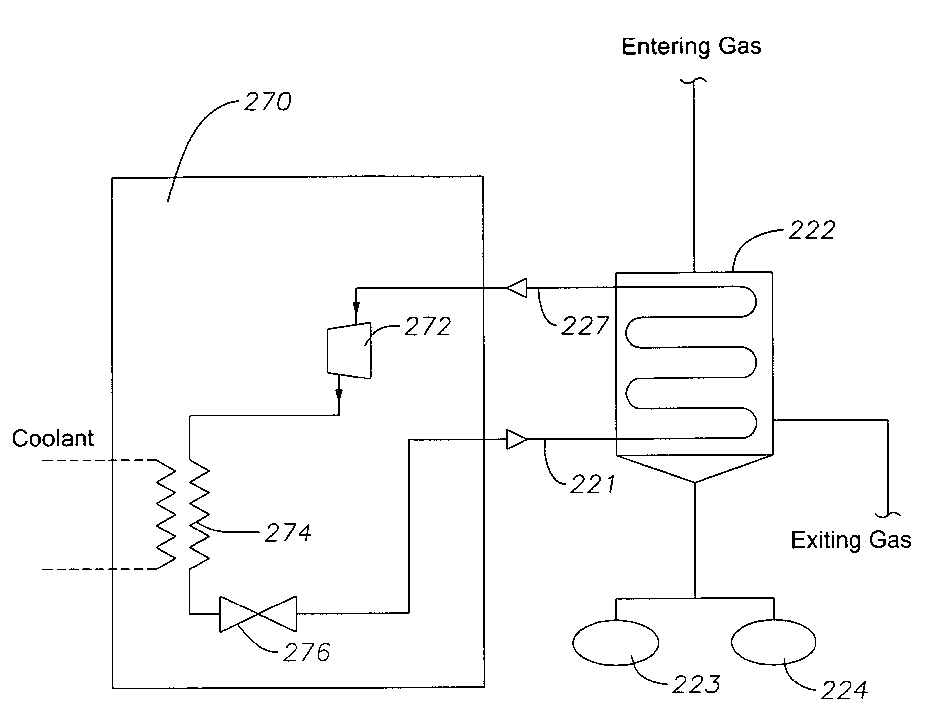 Method and apparatus for self-contained anesthetic gas reclamation